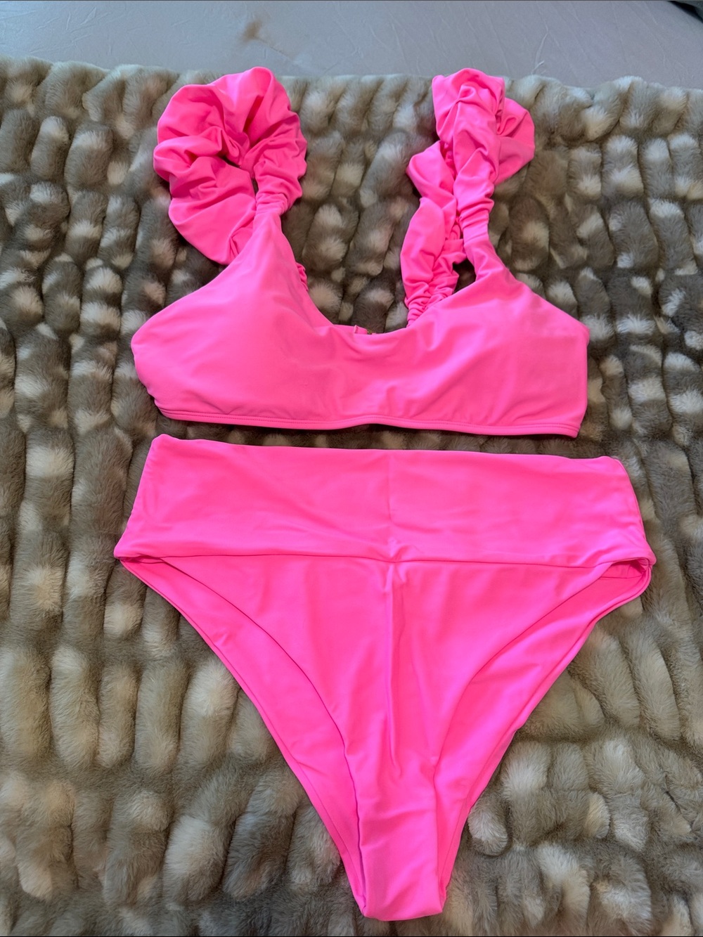 Buddy Love Bubblegum Pink Two-Piece Swim Set